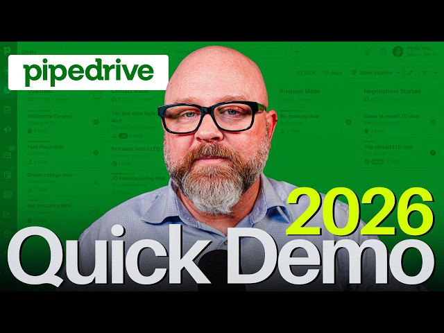 Pipedrive Demo 2026: Features, Workflow, and CRM Overview