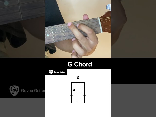 How To Play The G Chord On Guitar - Guvna Guitars