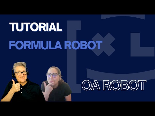 Exploring Formula Robot, OA Robot Command Collection