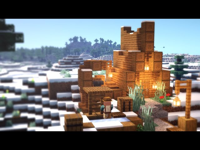 Minecraft: How To Build Wooden House Tutorial | EASY