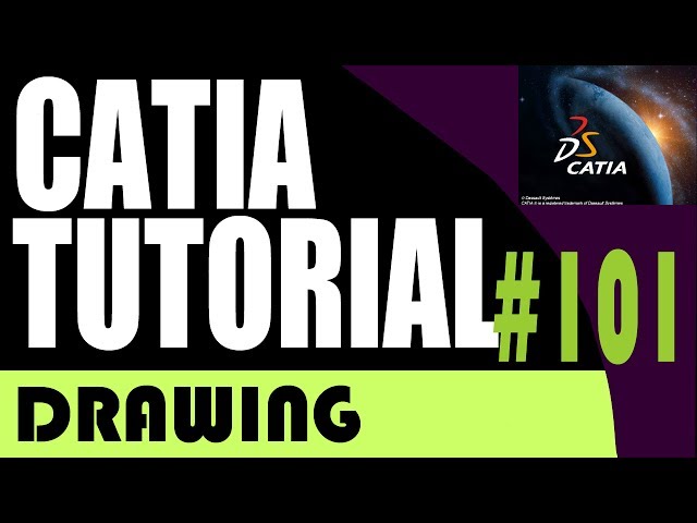 101 CATIA drawing Tutorial: Scale View