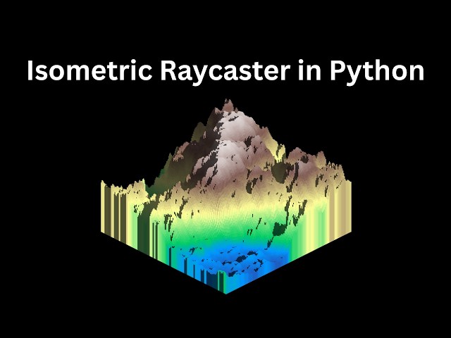 How I Created an Isometric Terrain Renderer in Python