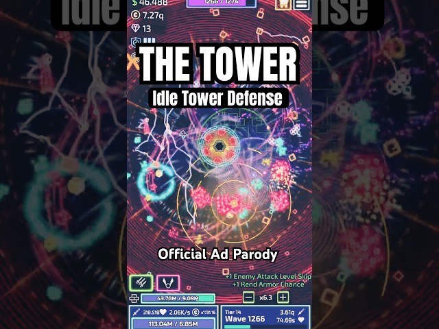 The Tower Ad (The Tower Idle Tower Defense Parody) #thetower #idletowerdefense #gaming