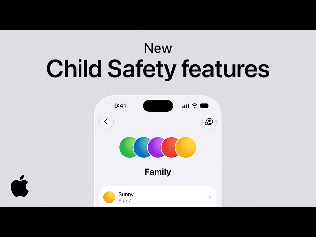 New Apple child safety features help parents keep kids safe online