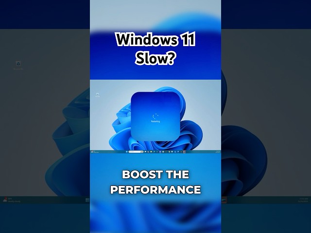 This One TRICK Makes Windows 11 FASTER Instantly #windows #speedup #shorts