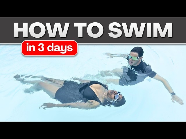 Learn to Swim as an Adult in 3 Days - Non-Swimmer to Lap Swimmer