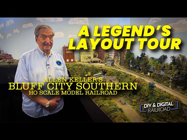 Inside a Legend's Model Railroad | Touring Allen Keller's Bluff City Southern