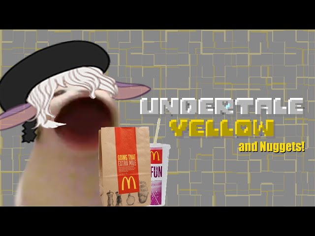 Vtuber eats Chicken Nuggets during the most emotional part of Undertale Yellow ASMR
