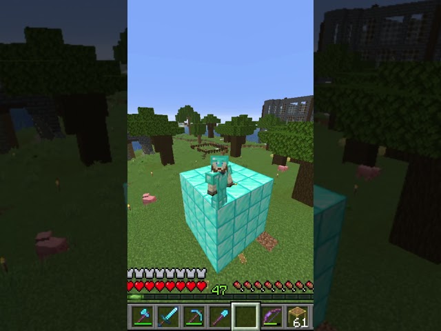 Minecraft!! Visualized Full Stack Of Diamonds = 9Stacks of diamonds