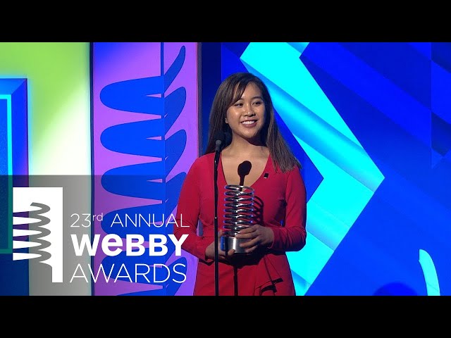 Girls Who Code's 5-Word Speech at the 23rd Annual Webby Awards