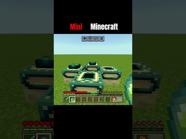 minecraft but everything mini 🙌🏻 !! please subscribe , Please complete my 2k subscriber # #mcpe