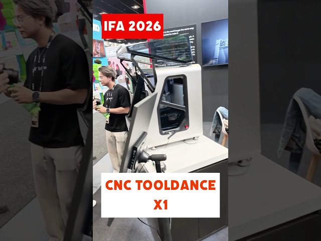 🎥 🔧 IFA 2026 Vlog - ToolDance X1: A CNC that wants to simplify machining!