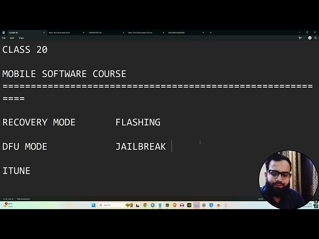 Iphone Flashing Basic  | Mobile Software Course | A Complete Class Series - Class = 20 #techsaft