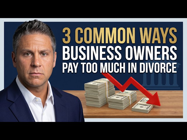 How Business Owners Accidentally Give Away Their Company In A Divorce