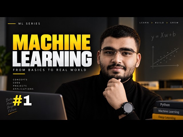 Machine Learning from Scratch #01 | What is ML? AI vs ML vs Deep Learning
