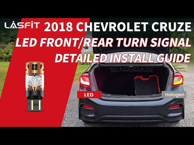 How to Install Front & Rear Turn Signal LED Bulbs on 2018 Chevy Cruze | LED Upgrade Guide