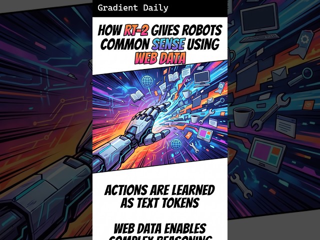 How RT-2 Gives Robots Common Sense Using Web Data — in 60 seconds #Shorts