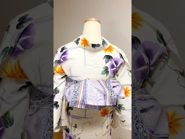 Kimono Obi Tying – Hanhaba Obi Ribbon Bow Tutorial