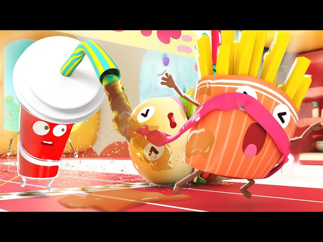 Yummy Foods Family Ep 10 - Burping Cola vs Bad Pizza | BabyBus TV - Kids Cartoon