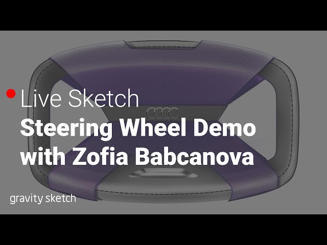 Steering Wheel Demo with Zofia Babcanova - Gravity Live