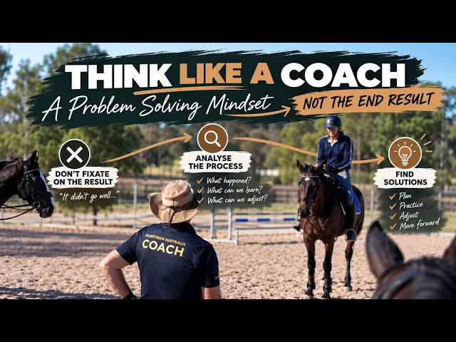 Think like a coach to have a better mindset as a rider. Break through the white noise.