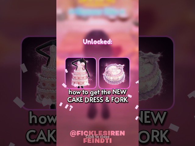 DTI NEW CODE ITEM + CAKE DRESS TUTORIAL 🍰 #dresstoimpress