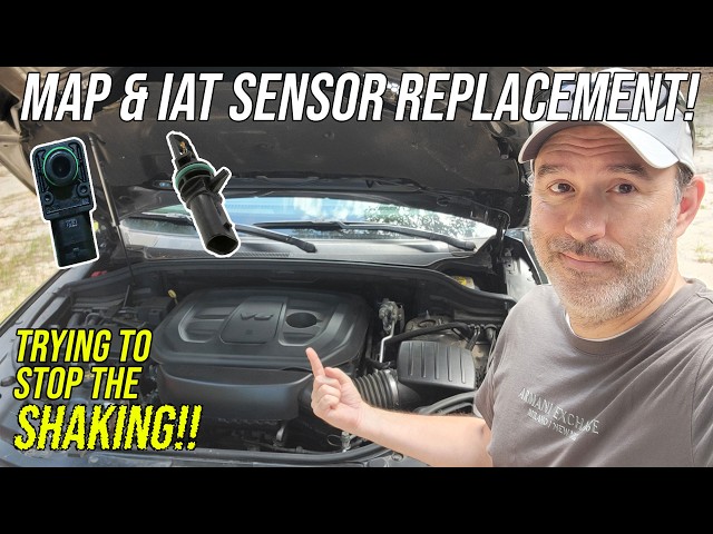 Jeep Grand Cherokee Shaking at Idle & Hesitating? MAP + IAT Replacement (P0107/P0113)