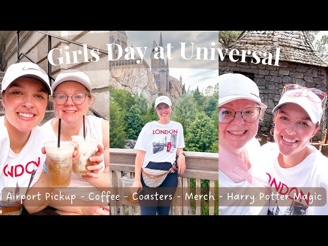 VLOG | Girls Day at Universal! Airport Pickup, Harry Potter & Cozy Magic Moments