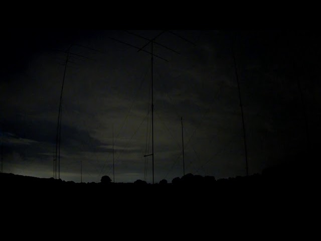 Watching the storm pass over Holly Farm