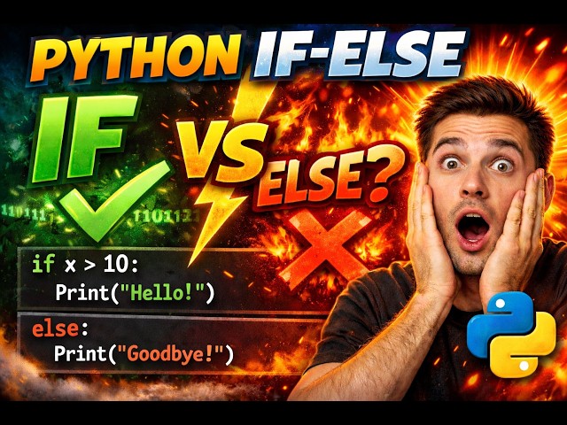 Stop Struggling with Python If-Else! Learn It in Minutes