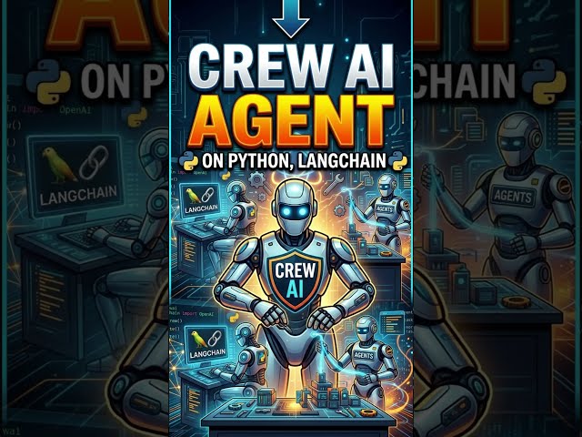 Build AI Agents with CrewAI & LangChain in Python Using GPT 4o   short