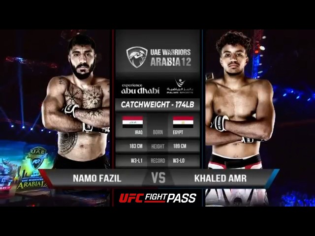 UAE Warriors 43: Namo Fazil vs Khalid Amr | August 25th, 2023
