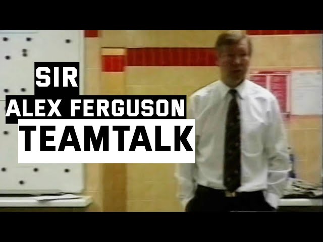 Sir Alex Ferguson's Pre Match Team Talk | Chelsea (h) | April 1995