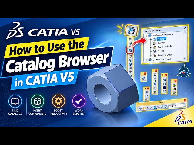How to Use the Catalog Browser in CATIA V5