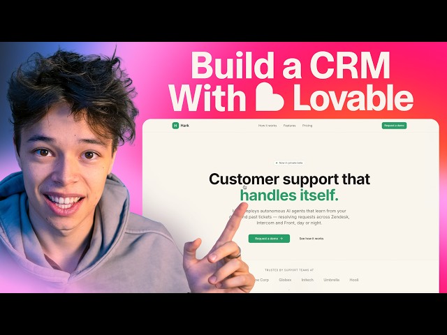 How To Built a CRM in Lovable in 23 Minutes
