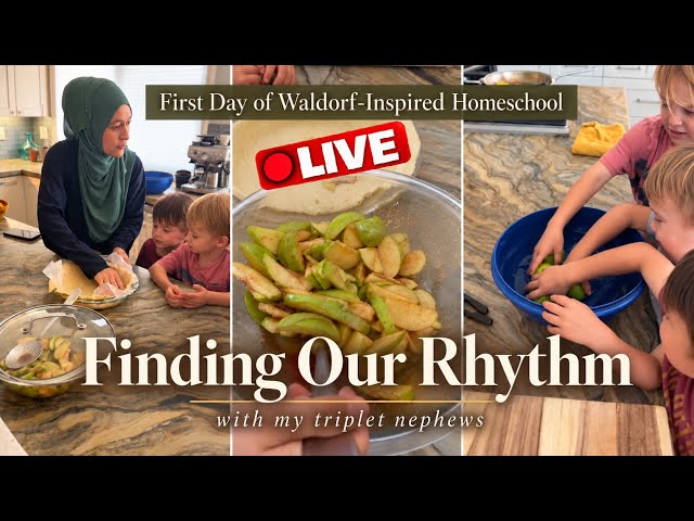 LIVE Finding our Rhythm in Waldorf Kindergarten | Day 1