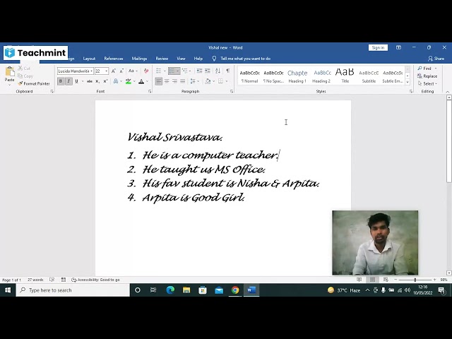 MS Word Advance level 4 by Vishal Sir