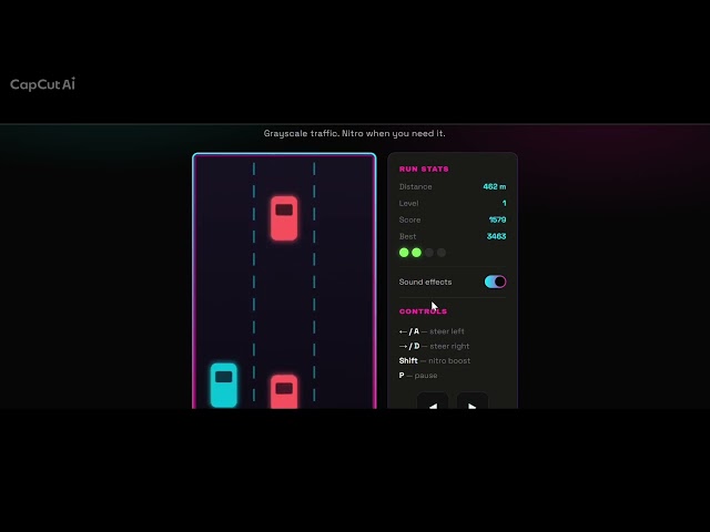 I Built a Neon Racing Game in JavaScript (without Game Engine!) 🏎️ | Mono Racer
