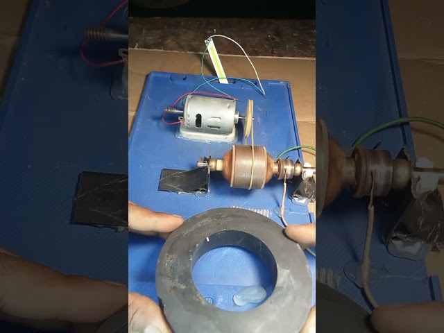 Incredible Free Energy! Lighting LED Bulb Easilywith a Magnet! #experiment #technology