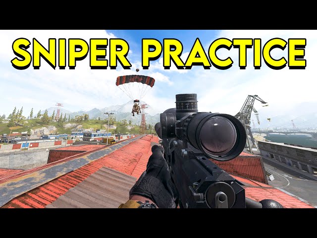 WARZONE VERDANSK SNIPING PRACTICE!