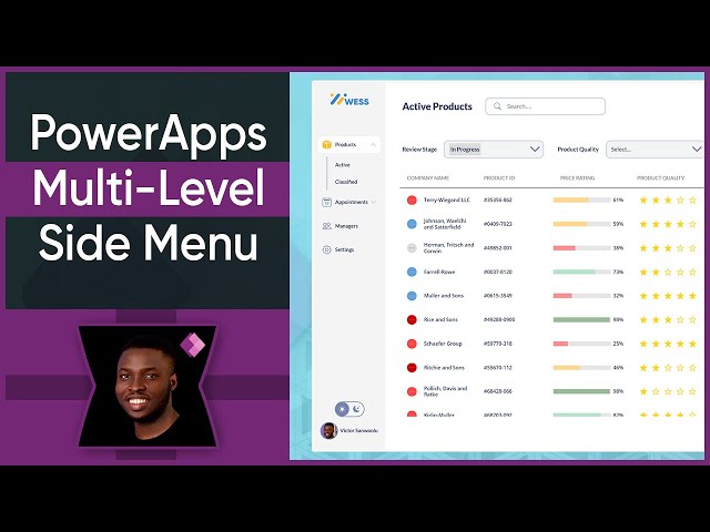 How to create a Modern MULTI-LEVEL Side Menu in PowerApps