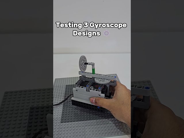 3 Gyroscope Designs Test⚙️#LegoTechnic#Engineering