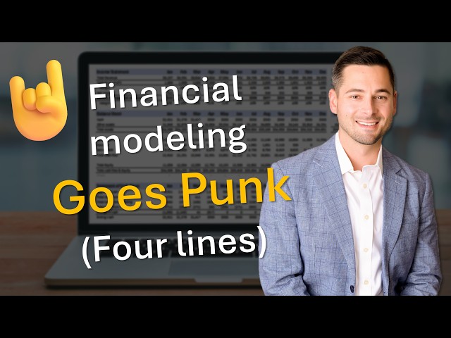 Financial modeling goes punk -- four lines