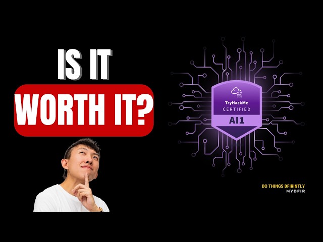 TryHackMe AI Security 1 (AI1) Certification | Is It Good?