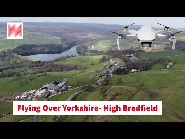 DJI Mini 2 4K Drone Flight: High Bradfield, Yorkshire