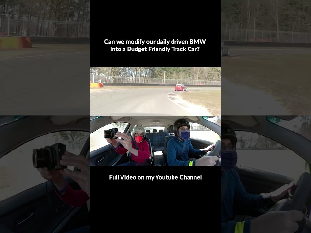 Can we modify our Daily Driven BMW into a Budget Friendly Track Car?  #bmw #trackcar #diy