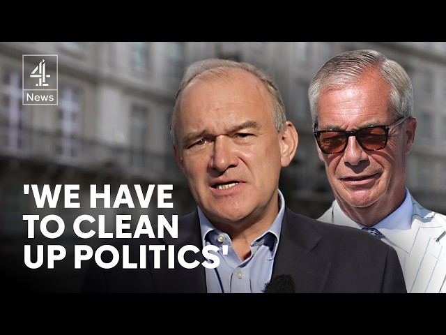 Nigel Farage should face ‘full force’ of law if found guilty of election rules breach - Sir Ed Davey