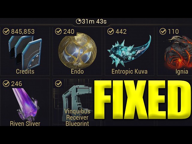 Best Entropic Kuva Eximus Farm Is Fixed! Warframe Update Bugs Fixing Up!