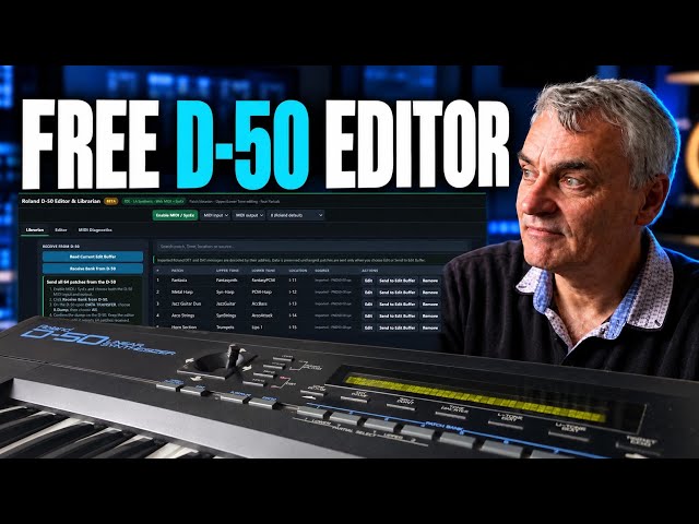 Free Roland D-50 Editor & Librarian – Edit Patches in Your Browser