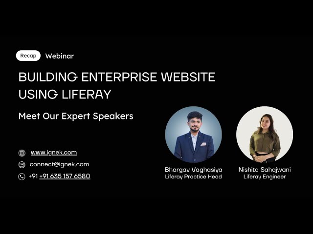 Building Enterprise Website With Liferay - IGNEK